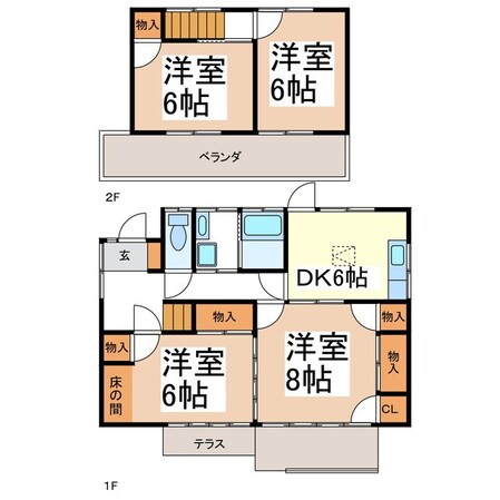 屋代北戸建の物件間取画像